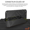 Câble de charge mobile coudé a 90° optimisé