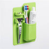 Accessoire-salle-de-bain-Porte-Brosse-a-Dents-Dentifrice-Rasoir-en-Silicone-Vert