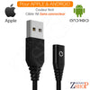 Câble couleur Noir 1 mètre sans connecteur pour Apple & Android