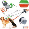 Laisse Rétractable pour 2 Chiens de 0.5m a 3m