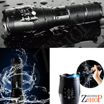 Lampe torche étanche brise verre sécurité