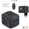 Chargeur de Voyage universel 4 ports USB