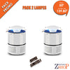 Pack 2 Lampes Anti-Moustique blanc
