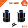 Pack 2 Lampes Anti-Moustique noir