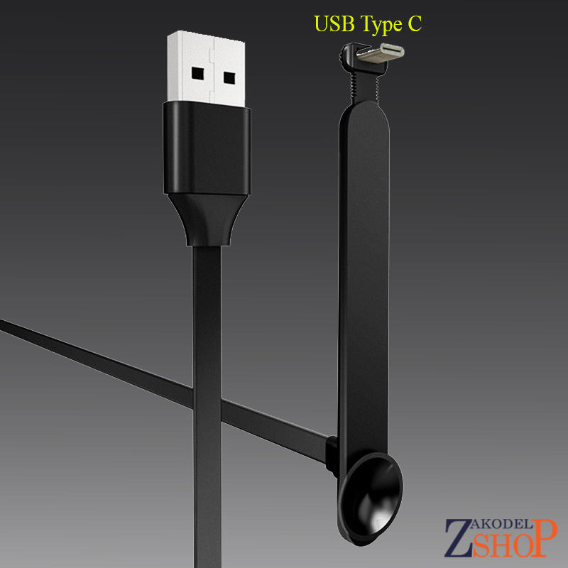 Câble de charge mobile coudé a 90° USB Type c
