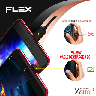FLEX — Câble de charge mobile coudé a 90° — Ultra Compact