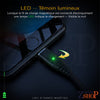 Câble de chargement magnétique pour Android & Apple Temoin lumineux LED