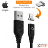 Câble couleur Noir 1 mètre + connecteur ios pour Apple