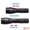 Lampe torche LED zoomable