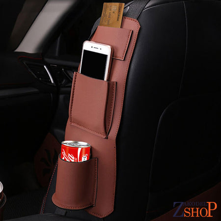 Organiseur de Siège de Voiture en Cuir 