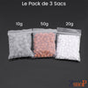 Pack de 3 sacs de billes minérale